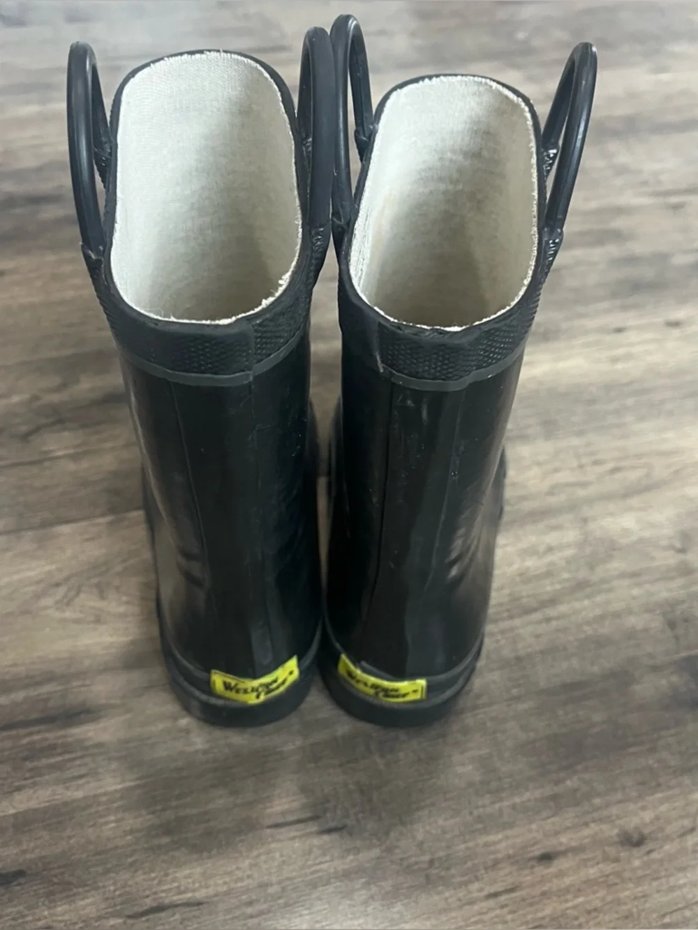 Western Chief Kids Rain Boots Size 11 Kids Toddler Fire Chief 2 Black